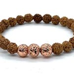 Rudraksha Bracelet, Meditation Bracelet for Men, Shiva Bracelet, Yoga Jewelry, Shiva Shakti, Wrist Bead Bracelet
