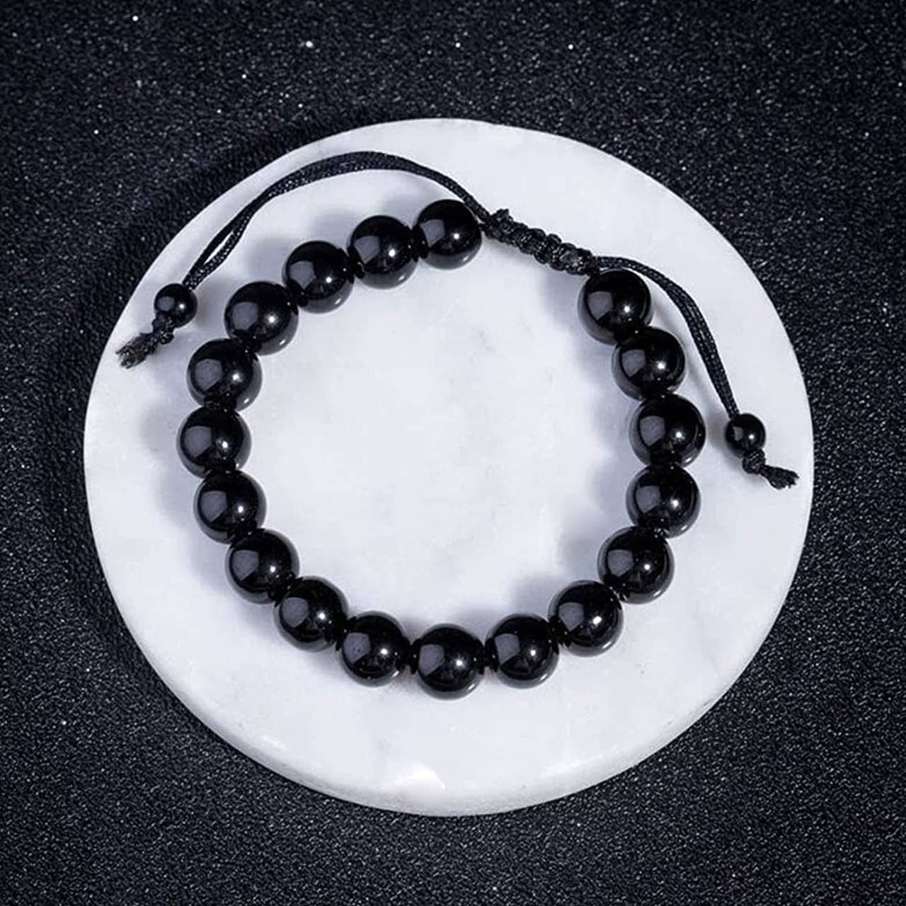 Amazon.com: Black Obsidian Bracelet,Feng Shui Black Obsidian Wealth Bracelet  for Women Men Couples Handmade Stretch Obsidian Bracelet Bangle with Carved  Pixiu Tiger Eye Stone Attract Wealth Money and Good Luck: Clothing, Shoes