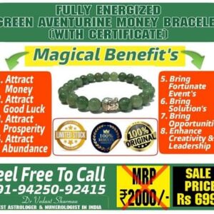 Green aventurine money bracelet