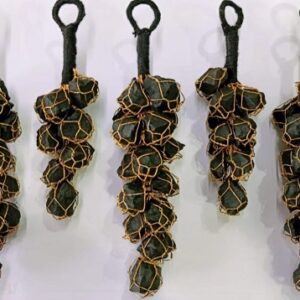 Black tourmaline Drishti hanging