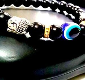 Onyx evil eye bracelet Large3