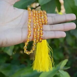 Natural citrine mala 6mm beads size