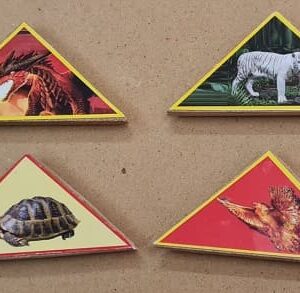 East, West, North, South, 4 animal Pyramid