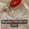 Munga Ring 925 Silver for women