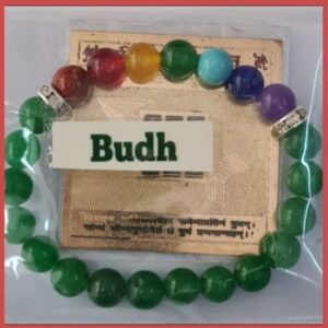 Budh Navgrah bracelet with brass yantra