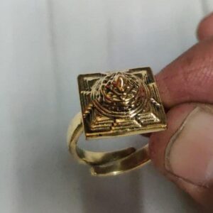 Sri yantra brass ring