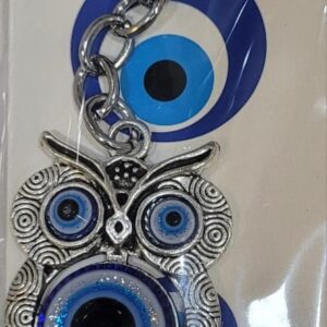 Blue eye key chain
