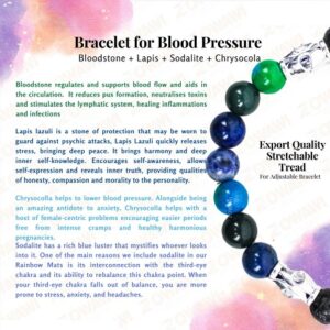 Bracelet for Blood Pressure Bloodstone