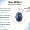 Stone Of Gods Lapis lazuli Pendent