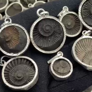 Natural Sudarshan Shaligram Pendent