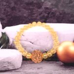 Citrine with rudraksha bracelet