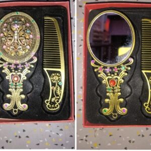 Comb and mirror for kanhaji