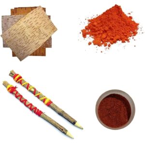Bhojaptra yantra writing set