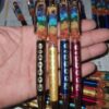 7 Chakra Stones Filling Pen With 7 chakra Symbols