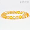 Yellow aura quartz Bracelet