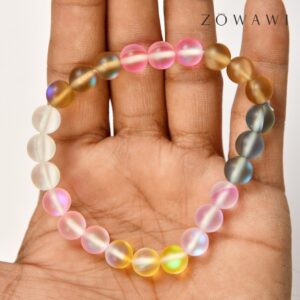 Multi aura quartz bracelet