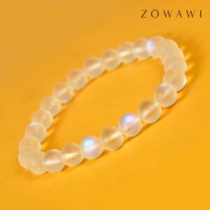 Crystal aura quartz bracelet
