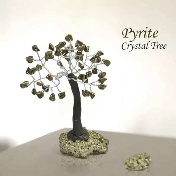 Natural Pyrite Crystal Tree