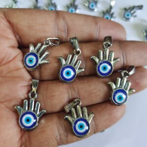 Hamsa Hand Evil Eye Pendant