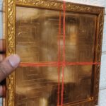 24 carat gold plated brass SWWASTIK YANTRA