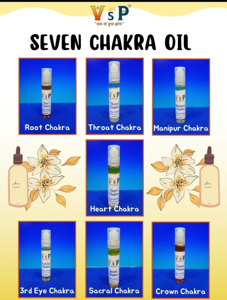 Seven Chakra Oil - Dr Vedant Sharmaa