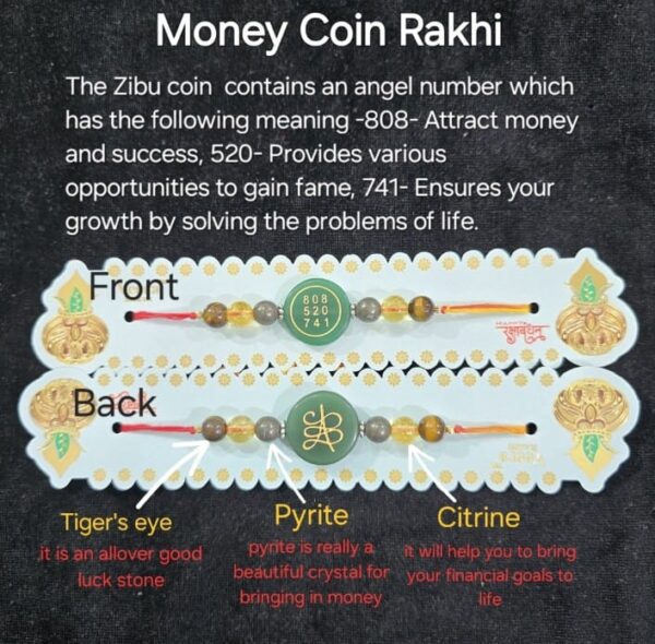 Money Coin Rakhi