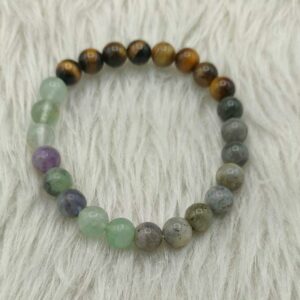 Multiflorite+Tiger's eye+Labradorite bracelet