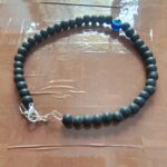 Black matt anklet