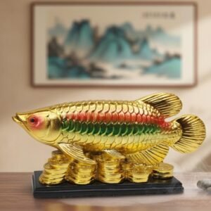 Golden fish statue