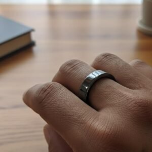 Hematite ring