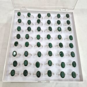 Green jade ring
