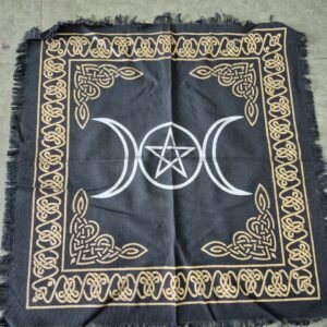 Triple Moon altar cloth for tarot
