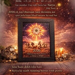 Sun power with running horses