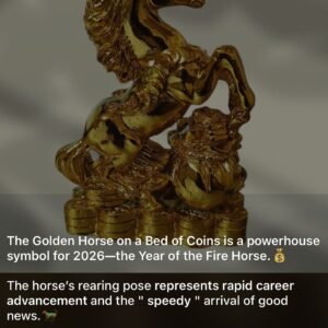 The Golden Horse On a Bed Of Coin