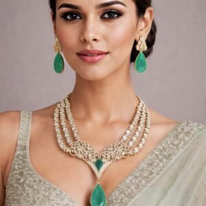 Timeless Kundan Elegance.