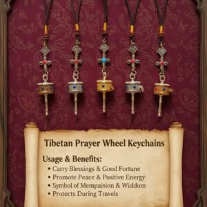 Tibetan Prayer Wheel Keychains