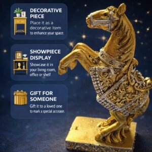 Ornate horse figurine