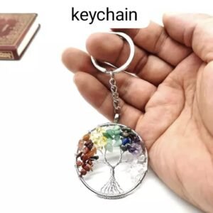 7 Chakra Tree of Life Keychain