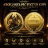 archangel protection coin