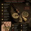 Feng Shui Brass Wealth Keychain