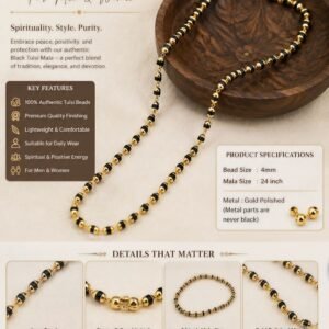 Black Tulsi Mala