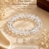 Clear Quartz Beautiful Flower Bracelet