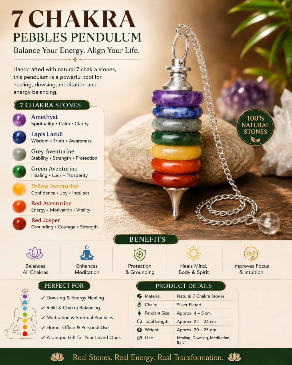 WhatsApp Image 2026-06-04 at 2.02.28 AM 7 Chakra Pebbles Pendulum