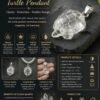 Clear Quartz Turtle Pendant