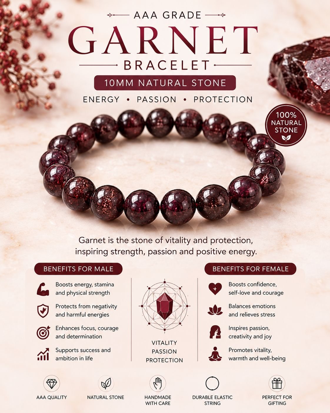 WhatsApp Image 2026-06-05 at 2.25.55 AM (2) AAA Grade Garnet Bracelet