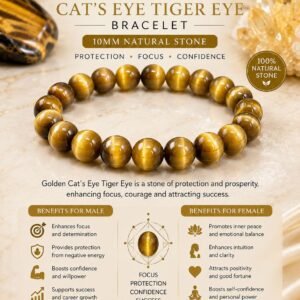 AAA Grade Golden Cat's Eye Tiger Eye Bracelet