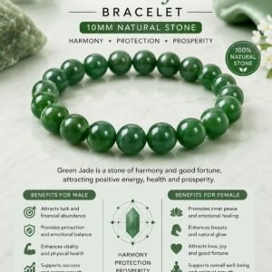 AAA Grade Green Jade Bracelet