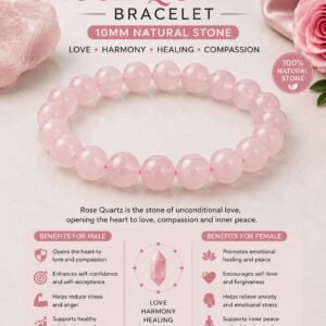 AAA Grade Rose Quartz Bracelet