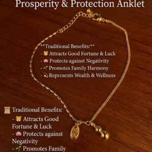 Fú & Zhū Prosperity & Protection Anklet