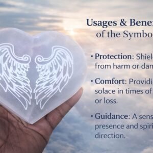 Selenite Heart Shape Plate